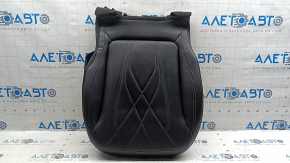 Ford Mustang Mach-E 21-26 driver's seat cushion, black leather, gray and black stitching, heated