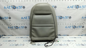 Honda Insight 19-22 passenger seat back upholstery, grey leather, heated, perforated, dry-cleanable
