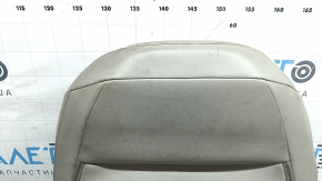 Honda Insight 19-22 passenger seat back upholstery, grey leather, heated, perforated, dry-cleanable