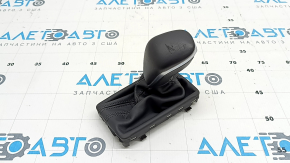 Gear knob Audi A6 C7 16-18 rest black leather, scratches