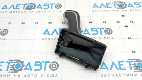 Gear knob Audi A6 C7 16-18 rest black leather, scratches