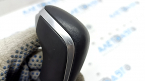 Gear knob Audi A6 C7 16-18 rest black leather, scratches