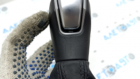 Gear knob Audi A6 C7 16-18 rest black leather, scratches