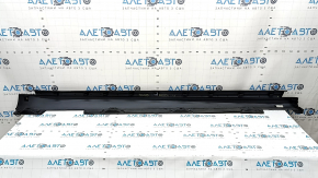 Left threshold Honda Accord 23-26 with seal, black gloss, scratches, cracks, broken fastening, dents
