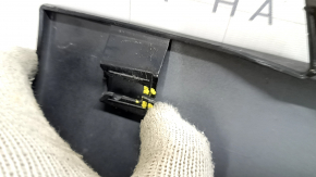 Left threshold Honda Accord 23-26 with seal, black gloss, scratches, cracks, broken fastening, dents