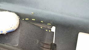 Left threshold Honda Accord 23-26 with seal, black gloss, scratches, cracks, broken fastening, dents
