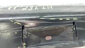 Left threshold Honda Accord 23-26 with seal, black gloss, scratches, cracks, broken fastening, dents