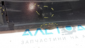Left threshold Honda Accord 23-26 with seal, black gloss, scratches, cracks, broken fastening, dents