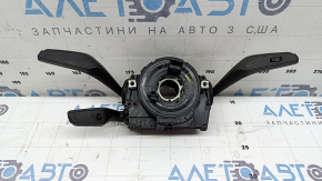 Steering column switches guitar assembly Audi Q8 19-26 under radar, in soot, worn