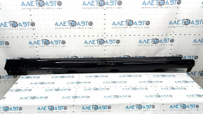 Right threshold Honda Accord 23-26 with seal, black gloss, scratches, dents, broken fastening