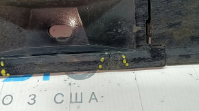 Right threshold Honda Accord 23-26 with seal, black gloss, scratches, dents, broken fastening