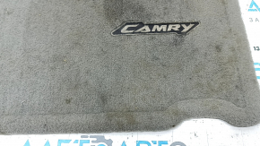 Fabric floor mat, front right, Toyota Camry v50 12-14 usa, gray, dry cleanable