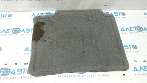 Fabric floor mat, rear left, Toyota Camry v50 12-14 usa, gray, dry cleanable