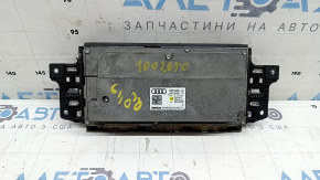 Monitor, display, navigation Audi Q8 19-26 10.1" upper, in soot, for spare parts