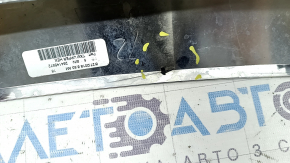 Upper grille molding for Honda Insight 19-22 chrome, broken fasteners, 1 missing fastener, cracks