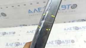 Upper grille molding for Honda Insight 19-22 chrome, broken fasteners, 1 missing fastener, cracks