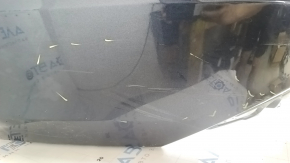 Bare rear bumper Honda Insight 19-22 blue, for parking sensors, worn, pressed, cracked, broken fasteners