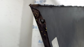 Bare rear bumper Honda Insight 19-22 blue, for parking sensors, worn, pressed, cracked, broken fasteners