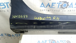 Right threshold Honda Insight 19-22 blue, worn, missing fasteners