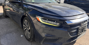 Front right headlight assembly Honda Insight 19-22 LED, missing chrome molding, needs polishing, LED turns yellow