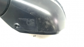 Left side mirror assembly Honda Insight 19-21 7 pins, heated, turn signal, blue with chrome, scratches