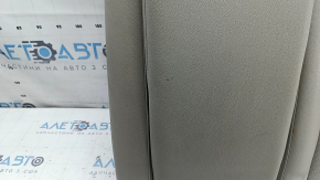 Left rear seat backrest, 2nd row, Honda Insight 19-22, grey leather, perforated, with armrest, dry-cleanable