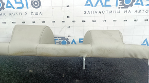 Left rear seat backrest, 2nd row, Honda Insight 19-22, grey leather, perforated, with armrest, dry-cleanable