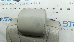 Right rear seat backrest, 2nd row, Honda Insight 19-22, gray leather, perforated, dry-cleanable