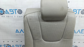 Right rear seat backrest, 2nd row, Honda Insight 19-22, gray leather, perforated, dry-cleanable