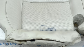 Rear seat cushion 2nd row Honda Insight 19-22, gray leather, perforated, dry-cleanable
