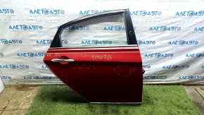 Door assembly rear right Hyundai Sonata 11-15 hybrid red RER, scratches