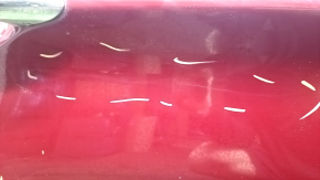 Door assembly rear right Hyundai Sonata 11-15 hybrid red RER, scratches