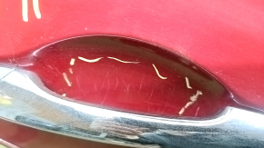 Door assembly rear right Hyundai Sonata 11-15 hybrid red RER, scratches