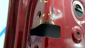 Bare front left door Subaru Forester 19-24 SK red M1Y, dents, bumps, sooty