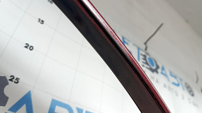 Bare front left door Subaru Forester 19-24 SK red M1Y, dents, bumps, sooty