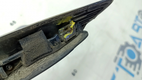 Radiator grille Hyundai Sonata 11-15 hybrid, with emblem, scratches, peeling paint, swollen chrome, sand, broken mount