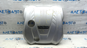 Engine cover Hyundai Sonata 11-15 hybrid scratches, rusted chrome