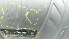 Engine cover Hyundai Sonata 11-15 hybrid scratches, rusted chrome