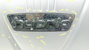 Engine cover Hyundai Sonata 11-15 hybrid scratches, rusted chrome