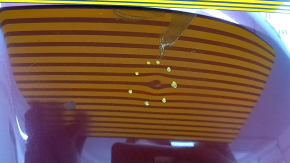 Bare hood Subaru Forester 19-24 SK aluminum, red M1Y, bumps, dent