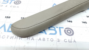 Left side upper center console trim for Honda Insight 19-22, leather, gray, dry-cleanable