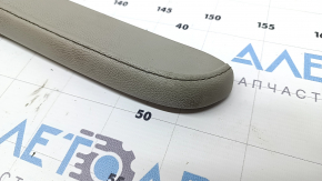 Upper right side center console trim for Honda Insight 19-22, leather, gray, dry-cleanable