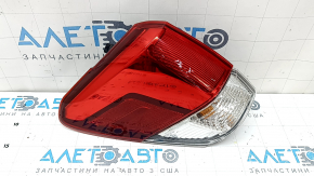 Left outer wing light Subaru Forester 19-24 SK broken glass, crack in housing, worn