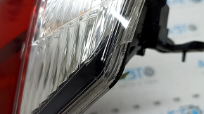 Left outer wing light Subaru Forester 19-24 SK broken glass, crack in housing, worn