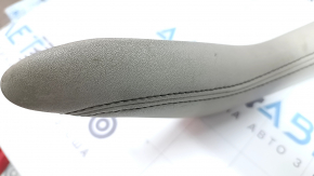 Right dashboard trim for Honda Insight 19-22, grey leather, dry-cleanable, scratches