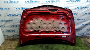 Bare hood Hyundai Sonata 11-15 hybrid steel, red RER scratches, sand