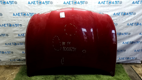 Bare hood Hyundai Sonata 11-15 hybrid steel, red RER scratches, sand