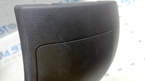 Rear center console trim Hyundai Sonata 11-14 black, type 2, scratches