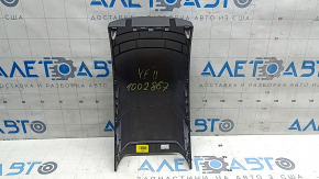 Rear center console trim Hyundai Sonata 11-14 black, type 2, scratches
