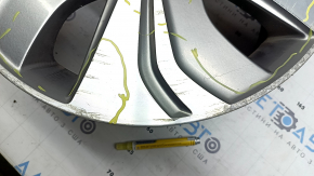 Wheel disk R17x6.5J Hyundai Sonata 13-15 light curb, chrome trim